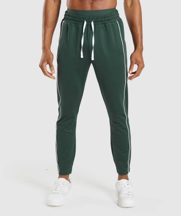 Panske Joggers Gymshark Recess Obsidian Biele Zelene | PQ0592867